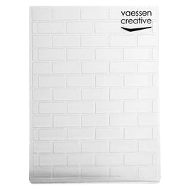 Vaessen Creative •Embossing Folder Brick Wall