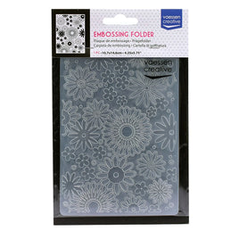 Vaessen Creative - Embossing folder -  Flower Power