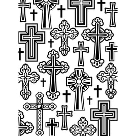 Vaessen Creative • Embossing Folder Crosses