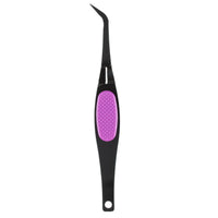 
              TWEEZERS - Tweezer metallic Black, Purple gripper
            