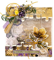 
              Studio Light • JMA Acetate Sheets White & dark purple Growing & Blooming nr.14
            