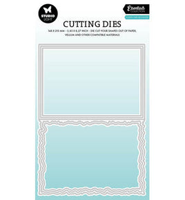Studio Light - Essentials - Cutting Die - Torn Edge Cardshape Rectangle
