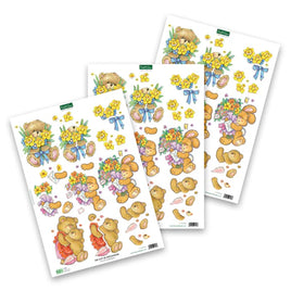 Katy Sue - 3D Die-Cut - Cute & Cuddly Bears