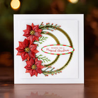 
              Katy Sue - 3D Die Cut Decoupage –  Traditional Christmas Die Cut Flowers & Leaves, 12 sheets
            