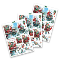 Katy Sue - 3D Die Cut Decoupage – Santa On Train