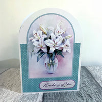 
              Katy Sue - 3D Die- Cut - Vase of Lilies
            