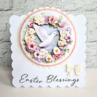 
              Katy Sue - 3D Die-Cut - Dove with Flowers
            