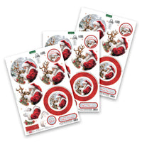 
              Katy Sue - Die Cut Decoupage – Reindeer Kisses Bauble
            