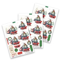 Katy Sue - 3D Die Cut Decoupage –  Christmas Train