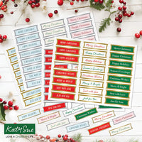 
              Katy Sue - Die Cut - Foiled Christmas Banners, Festive Colours, 96 Sentiments
            