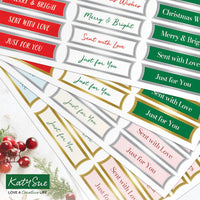 
              Katy Sue - Die Cut - Foiled Christmas Banners, Festive Colours, 96 Sentiments
            