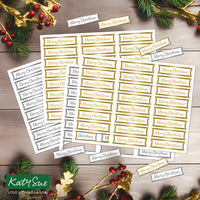 
              Katy Sue - Die Cut - Foiled Merry Christmas Straight Banners Selection, Pack of 4
            
