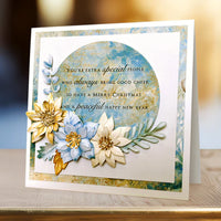 
              Katy Sue - 3D Die Cut Decoupage – Winter Blooms Die Cut Flowers & Leaves, 12 sheets
            