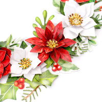 
              Katy Sue - 3D Die Cut Decoupage –  Traditional Christmas Die Cut Flowers & Leaves, 12 sheets
            