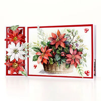 
              Katy Sue - 3D Die Cut Decoupage – Poinsettia Basket
            