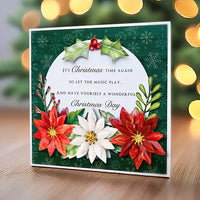 
              Katy Sue - 3D Die Cut Decoupage –  Traditional Christmas Die Cut Flowers & Leaves, 12 sheets
            