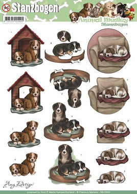 3D Pushout - Amy Design - Animal Medley - Dogs