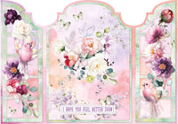 
              Studio Light - Essentials - A4 Die-Cut Card making Pad - Blooming Flowers
            