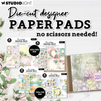
              Studio Light  - Essentials - 20.3x20.3cm Die-cut Design Paper Pad - Pastel Blossom
            