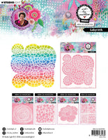 
              ABM - Art by Marlene - PRE-ORDER Masking Stencil Labyrinth
            