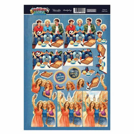 Hunkydory - Time to Chill Out Decoupage Topper Sheet