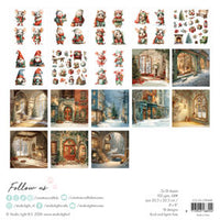 
              Creative Craftlab - Collage Paper Pad - Classic Christmas 203x203mm 36 sheets
            