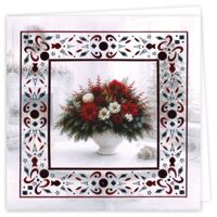 Hobbydots Cards 50 - Christmas Bouquet