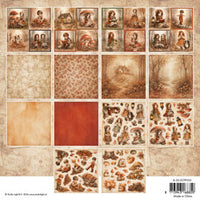 Studio Light - Essentials - Mixed Paper Pad - Autumn Dreams 203x203mm