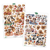 
              Katy Sue - 3D Die Cut Decoupage – Picnic Pups  (2 A4 sheets 3D Die-cut)
            