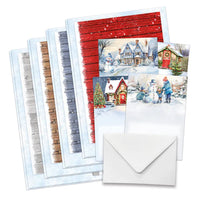 
              Katy Sue - Die Cut Decoupage – Christmas Garden Picket Fence Card Making Kit
            