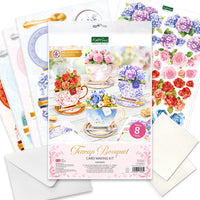 
              Katy Sue - Die Cut Decoupage – Teacup Bouquet Card Making Kit
            