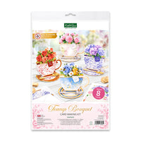 
              Katy Sue - Die Cut Decoupage – Teacup Bouquet Card Making Kit
            