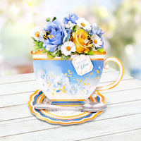 
              Katy Sue - Die Cut Decoupage – Teacup Bouquet Card Making Kit
            