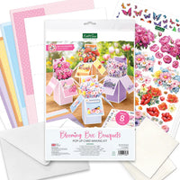 
              Katy Sue - Die Cut Decoupage – Blooming Box Bouquets Pop Up Card Making Kit
            
