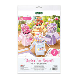 Katy Sue - Die Cut Decoupage – Blooming Box Bouquets Pop Up Card Making Kit