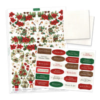 Katy Sue - 3D Die-Cut Decoupage - Poinsettia Garden Picket Fence Card Making Kit