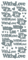 
              Peel-Off Stickers - With Love 1705G (Gold) 1705S (Silver)
            