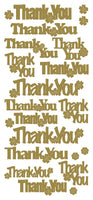 
              Peel-Off Stickers - "Thank you" large 1707
            