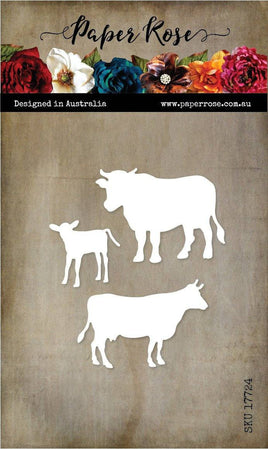 Paper Rose -  Die - Cow Family