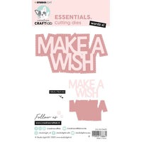
              Creative Craft Lab -Studio Light - Cutting Die Essentials Words "Make a Wish"
            
