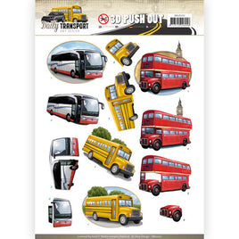 3D - Die Cut - Daily Transport 3D-Push-Out Amy Design