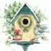 Katy Sue - 3D Die Cut Decoupage – Christmas Birdhouse