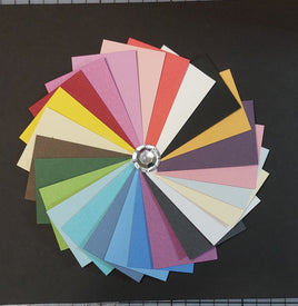 12"x12" Textured Coloured Cardstock - Pkt 10 sheets - Available in many colours