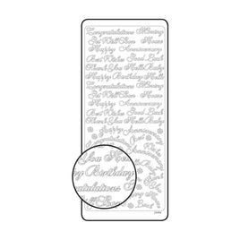 Peel-Off Stickers - Mixed Greetings
