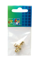 
              Studs square 6mm 10pcs gold
            