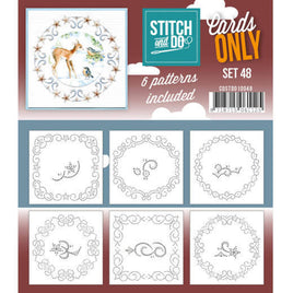 Cards only Stitch  No 48