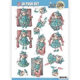 3D Push Out - Lilly Luna - Lovely Bows