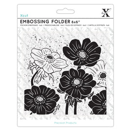 Xcut - 6x6" Embossing Folder - Full Bloom Helleborus