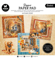 Studio Light - Essentials - Mixed Paper Pad - Autumn Story 203x203mm