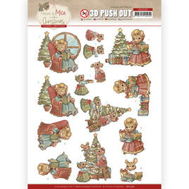 3D - Die Cut - Yvonne Creations - Have a Mice Christmas - Decorating